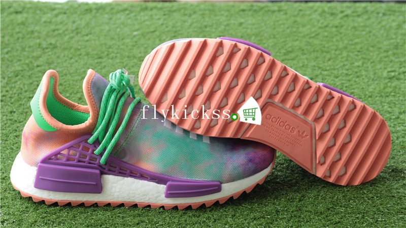 Pharrell x NMD Human Race Holi Festival Chalk Coral Fish Scale Boost